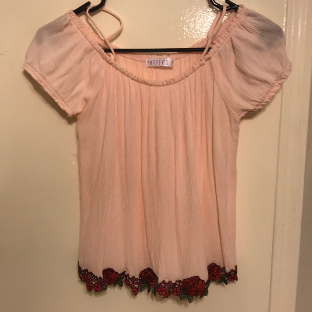 Off the shoulder blouse